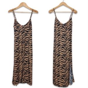 Reformation Crimini Dress Tiger Print